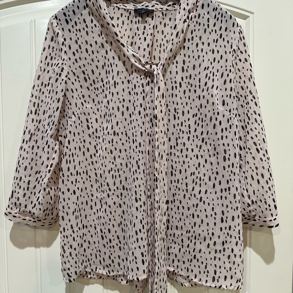 Polka Dot Blouse - Pink